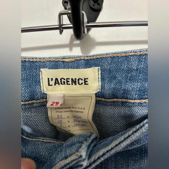 L’AGENCE BOWEN HIGH RISE SKINNY JEANS  size 29 - Picture 6 of 10